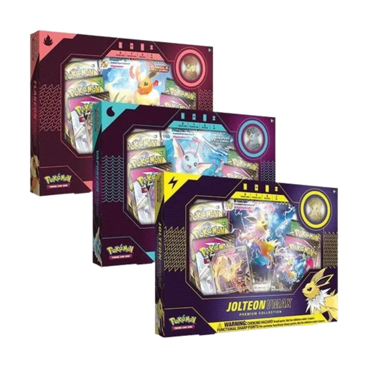 Eevee Evolution VMAX Premium Collection [Set of 3 Art works]